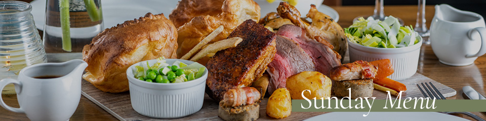Sunday Menu at The Market Tavern